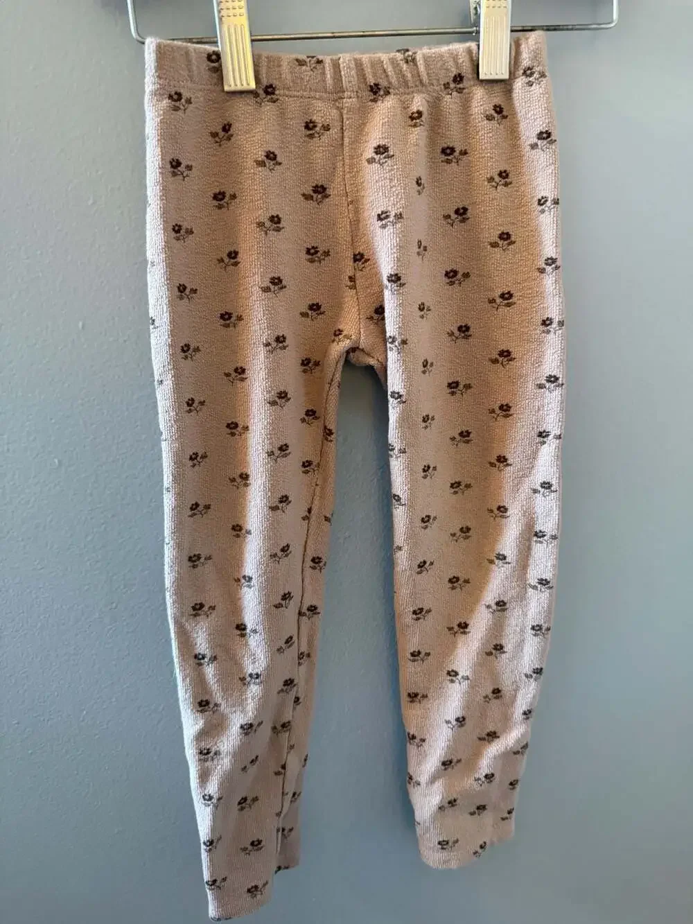 Rylee + Cru Spongey Knit Floral Long Sleeve Top and Leggings Set